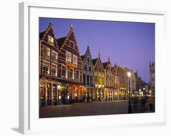 The Markt, Bruges, Belgium-Alan Copson-Framed Photographic Print