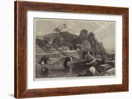 The Marmorata, on the Tiber, the Ancient Port of Rome-null-Framed Giclee Print