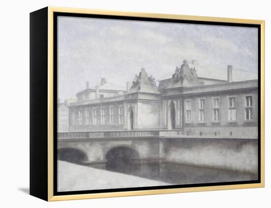 The Marmorbroen, Christiansborg Palace, Copenhagen-Vilhelm Hammershoi-Framed Premier Image Canvas