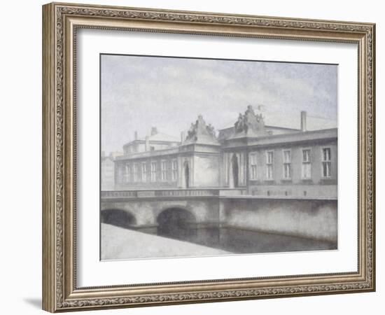 The Marmorbroen, Christiansborg Palace, Copenhagen-Vilhelm Hammershoi-Framed Giclee Print