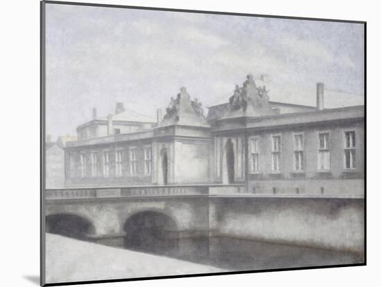 The Marmorbroen, Christiansborg Palace, Copenhagen-Vilhelm Hammershoi-Mounted Giclee Print
