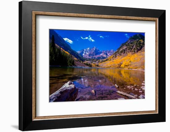 The Maroon Bells, Aspen, Colorado, United States of America, North America-Laura Grier-Framed Photographic Print