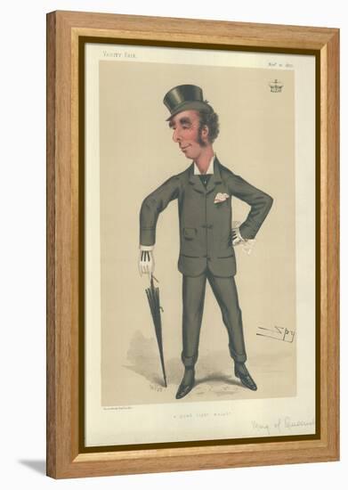 The Marquess of Queensbury-Sir Leslie Ward-Framed Premier Image Canvas