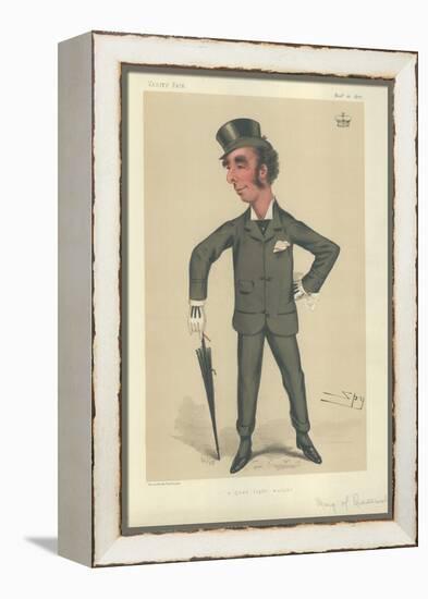 The Marquess of Queensbury-Sir Leslie Ward-Framed Premier Image Canvas