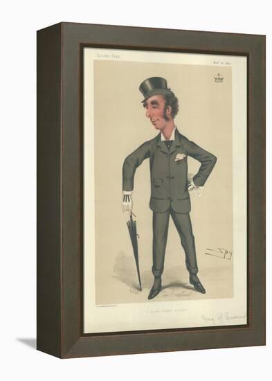 The Marquess of Queensbury-Sir Leslie Ward-Framed Premier Image Canvas