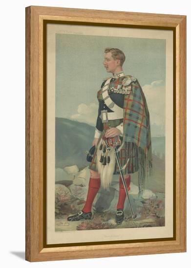 The Marquess of Tullibardine-Sir Leslie Ward-Framed Premier Image Canvas