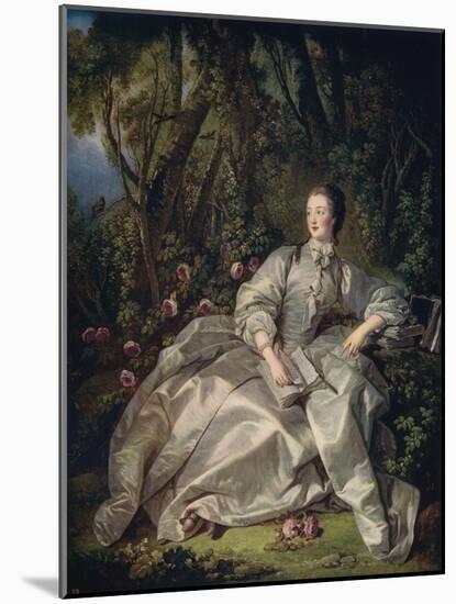 'The Marquis De Pompadour', 1758, (c1915)-Francois Boucher-Mounted Giclee Print