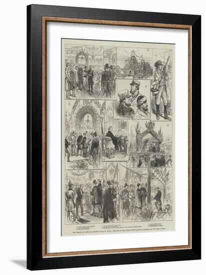 The Marquis of Lorne and Princess Louise in Canada-Charles Robinson-Framed Giclee Print