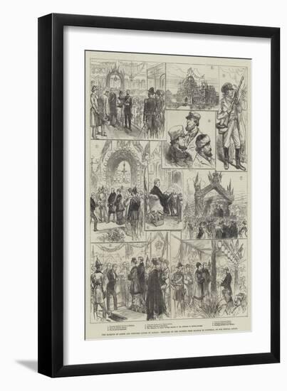 The Marquis of Lorne and Princess Louise in Canada-Charles Robinson-Framed Giclee Print