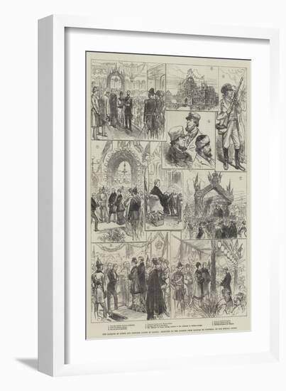 The Marquis of Lorne and Princess Louise in Canada-Charles Robinson-Framed Giclee Print