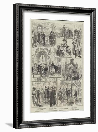 The Marquis of Lorne and Princess Louise in Canada-Charles Robinson-Framed Giclee Print