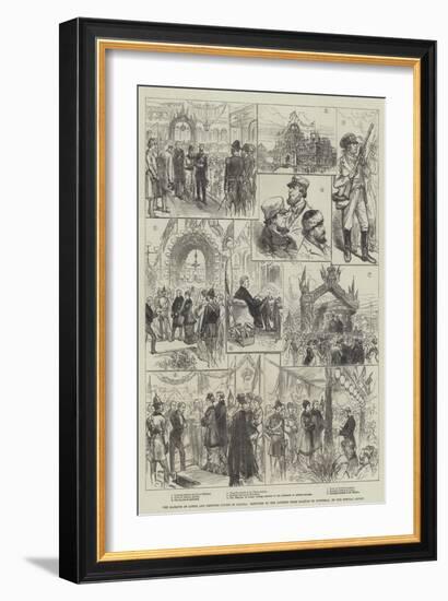 The Marquis of Lorne and Princess Louise in Canada-Charles Robinson-Framed Giclee Print