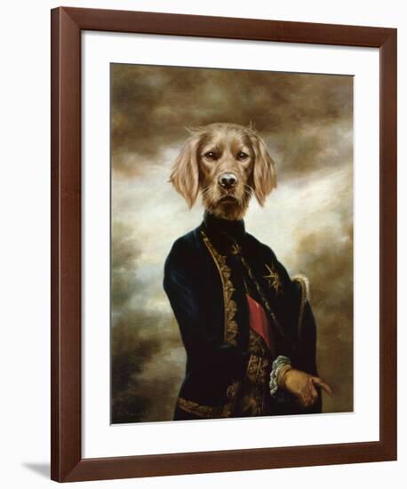 The Marquis-Thierry Poncelet-Framed Art Print