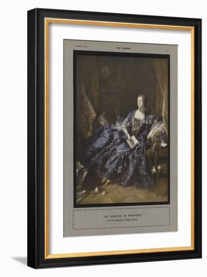 The Marquise De Pompadour-Francois Boucher-Framed Giclee Print