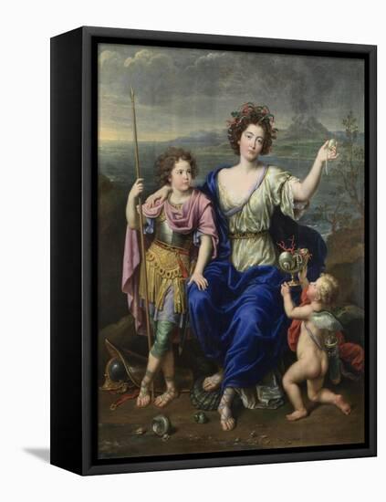 The Marquise De Seignelay and Two of Her Sons, 1691-Pierre Mignard-Framed Premier Image Canvas