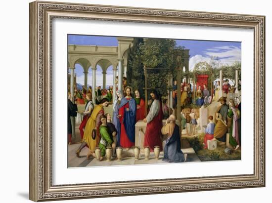 The Marriage at Cana, 1819-Julius Schnorr von Carolsfeld-Framed Giclee Print