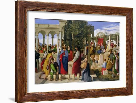 The Marriage at Cana, 1819-Julius Schnorr von Carolsfeld-Framed Giclee Print