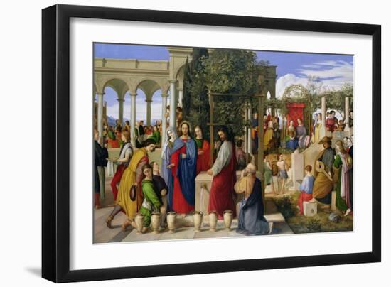 The Marriage at Cana, 1819-Julius Schnorr von Carolsfeld-Framed Giclee Print