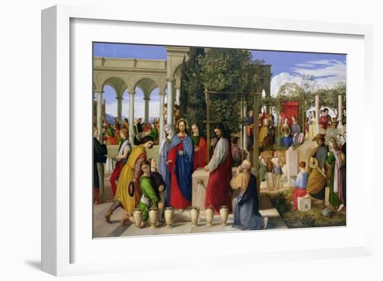 The Marriage at Cana, 1819-Julius Schnorr von Carolsfeld-Framed Giclee Print