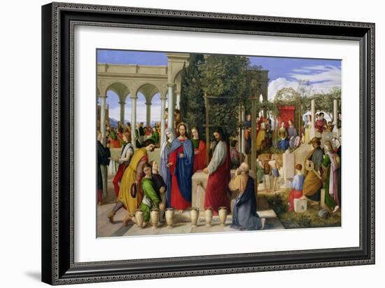 The Marriage at Cana, 1819-Julius Schnorr von Carolsfeld-Framed Giclee Print