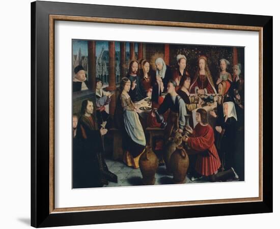 'The Marriage at Cana', c1500-Gerard David-Framed Giclee Print