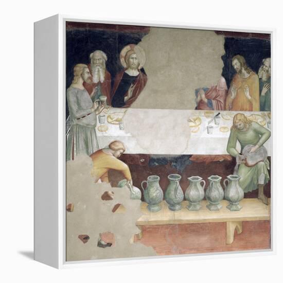 The Marriage at Cana, from a Series of Scenes of the New Testament-Barna Da Siena-Framed Premier Image Canvas