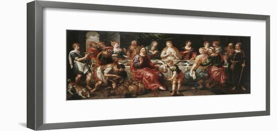 The Marriage at Cana-Hendrik De Clerck-Framed Giclee Print