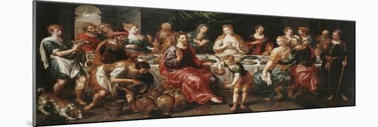 The Marriage at Cana-Hendrik De Clerck-Mounted Giclee Print