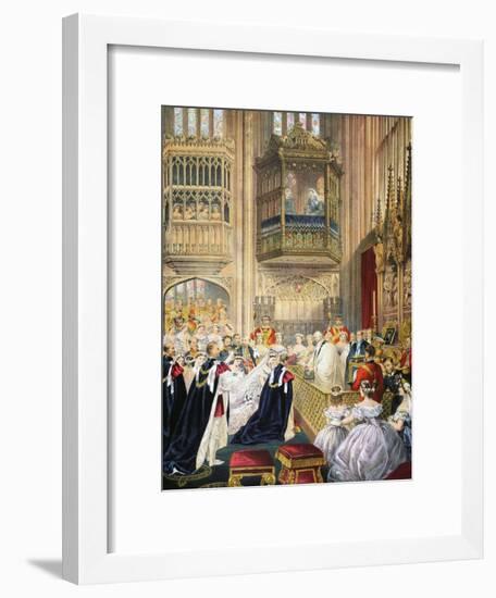 The Marriage at St George's Chapel-null-Framed Giclee Print