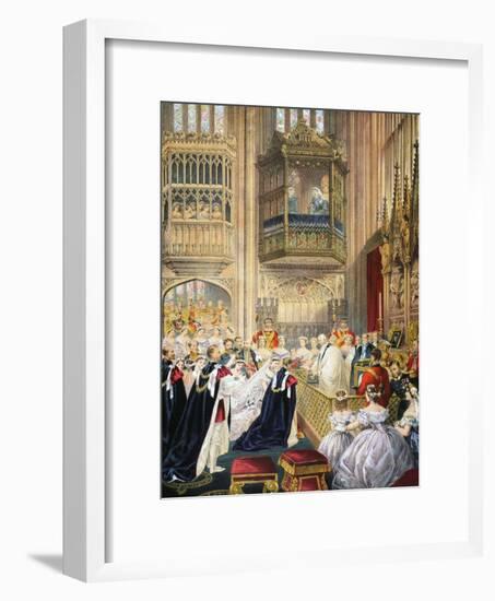 The Marriage at St George's Chapel-null-Framed Giclee Print