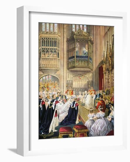 The Marriage at St George's Chapel-null-Framed Giclee Print