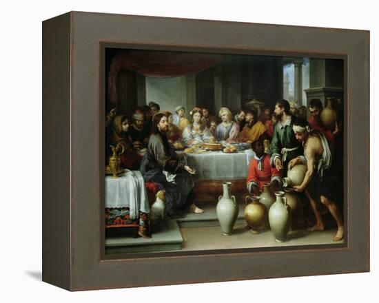 The Marriage Feast at Cana, C.1665-75-Bartolome Esteban Murillo-Framed Premier Image Canvas