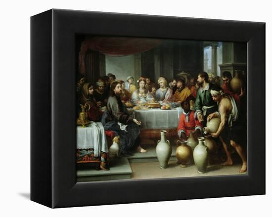 The Marriage Feast at Cana, C.1665-75-Bartolome Esteban Murillo-Framed Premier Image Canvas