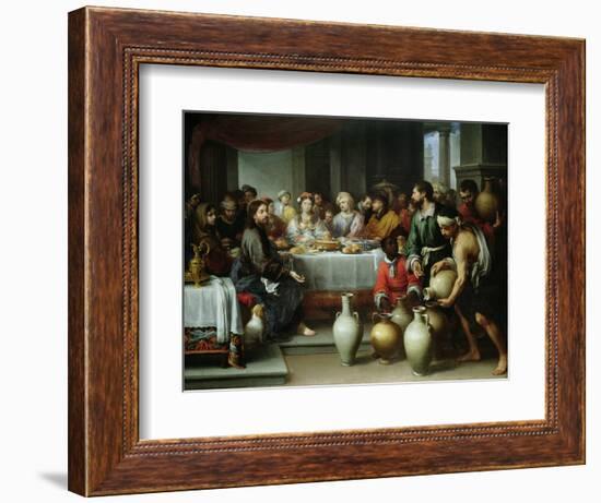 The Marriage Feast at Cana, C.1665-75-Bartolome Esteban Murillo-Framed Giclee Print