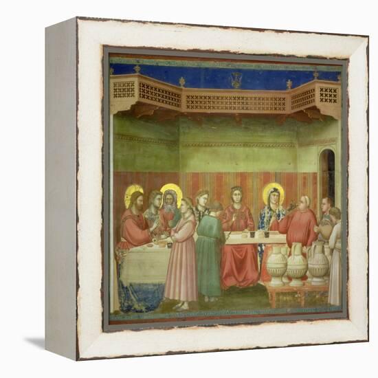 The Marriage Feast at Cana, circa 1305-Giotto di Bondone-Framed Premier Image Canvas