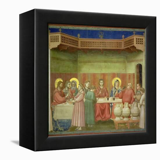 The Marriage Feast at Cana, circa 1305-Giotto di Bondone-Framed Premier Image Canvas