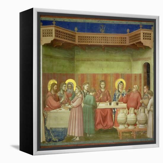 The Marriage Feast at Cana, circa 1305-Giotto di Bondone-Framed Premier Image Canvas