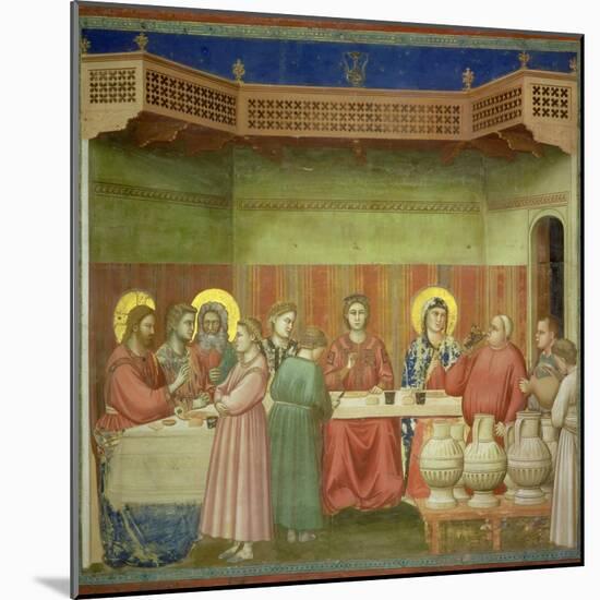 The Marriage Feast at Cana, circa 1305-Giotto di Bondone-Mounted Giclee Print