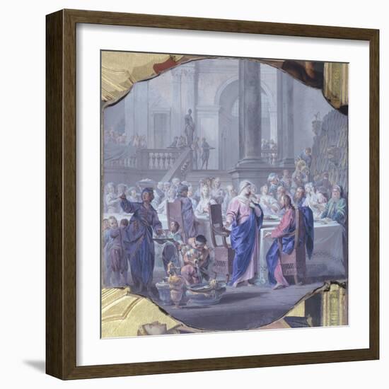 The Marriage of Cana-Vittorio Maria Bigari-Framed Giclee Print