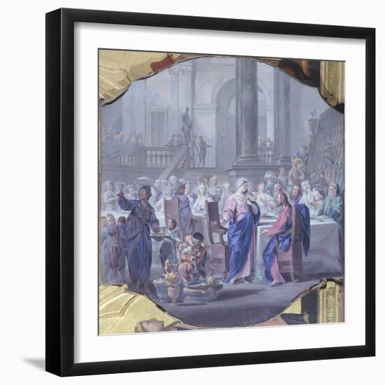 The Marriage of Cana-Vittorio Maria Bigari-Framed Giclee Print