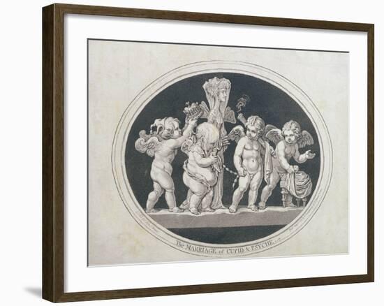 The Marriage of Cupid and Psyche, 1797-James Gillray-Framed Giclee Print