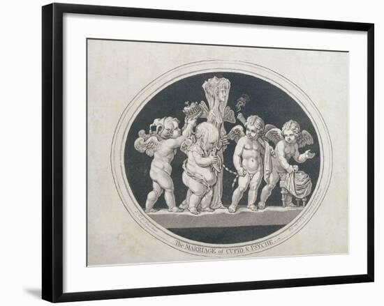 The Marriage of Cupid and Psyche, 1797-James Gillray-Framed Giclee Print