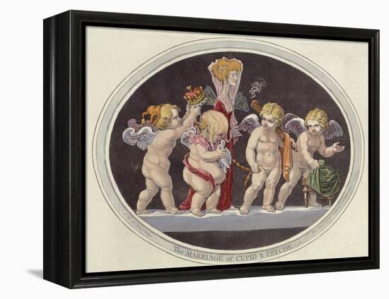 The Marriage of Cupid & Psyche, 1797 (Hand-Coloured Engraving)-James Gillray-Framed Premier Image Canvas