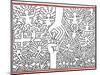 The Marriage of Heaven and Hell, 1984-Keith Haring-Mounted Giclee Print