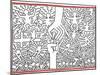 The Marriage of Heaven and Hell, 1984-Keith Haring-Mounted Giclee Print