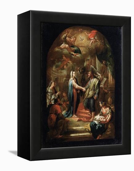 The Marriage of Mary and Joseph, 18th or Early 19th Century-Domenico Corvi-Framed Premier Image Canvas