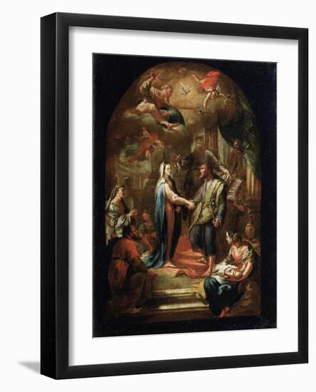 The Marriage of Mary and Joseph, 18th or Early 19th Century-Domenico Corvi-Framed Giclee Print