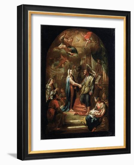 The Marriage of Mary and Joseph, 18th or Early 19th Century-Domenico Corvi-Framed Giclee Print