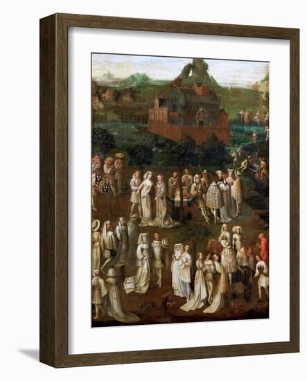 The Marriage of Philip the Good to Isabella of Portugal on January 1430-Jan van Eyck-Framed Giclee Print