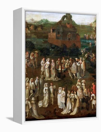 The Marriage of Philip the Good to Isabella of Portugal on January 1430-Jan van Eyck-Framed Premier Image Canvas